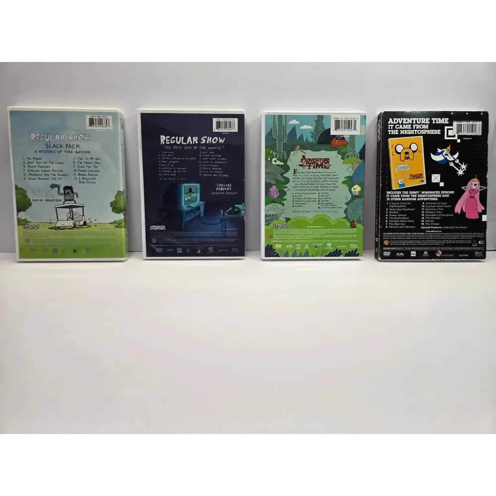 Cartoon Network Adventure Time & Rgular Show DVD Bundle- Lot - Picture 2 of 2
